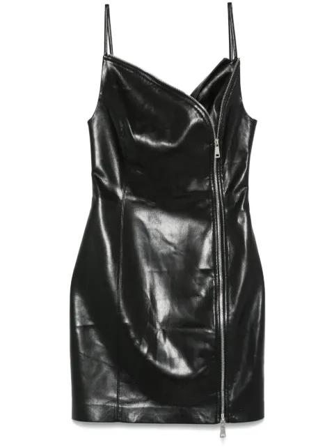 faux-leather mini dress by NANUSHKA