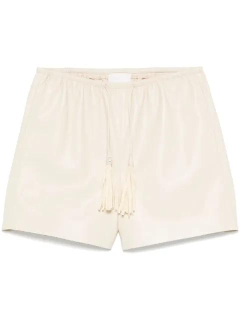 faux-leather shorts by NANUSHKA