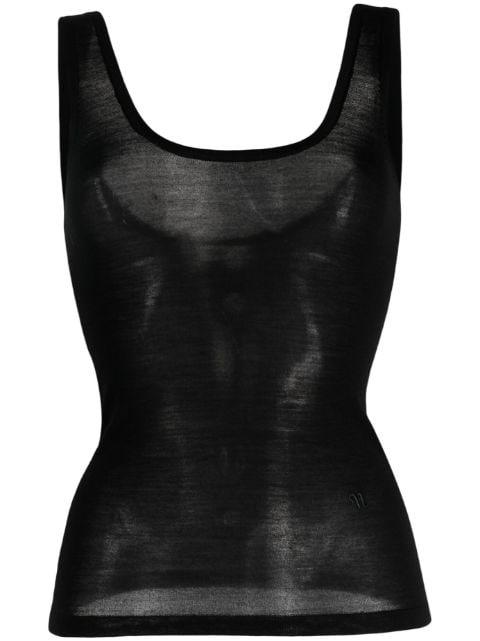 fine-knit merino tank top by NANUSHKA