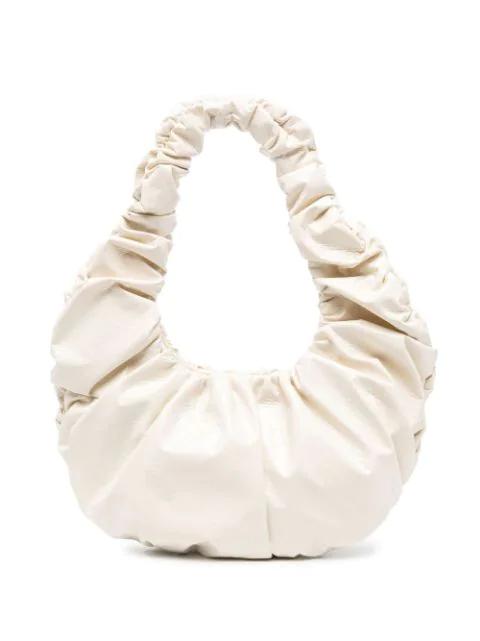 gathered top-handle tote by NANUSHKA