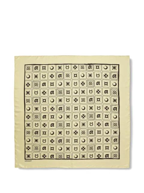 geometric-print scarf by NANUSHKA