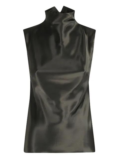 high-neck sleeveless top by NANUSHKA