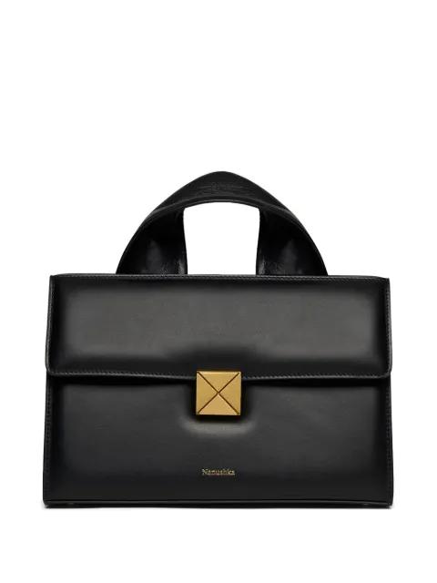 logo-print tote bag by NANUSHKA