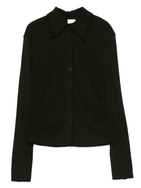 long-sleeved buttoned polo shirt by NANUSHKA