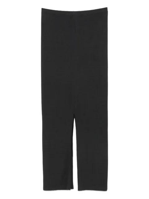 low-rise split midi skirt by NANUSHKA