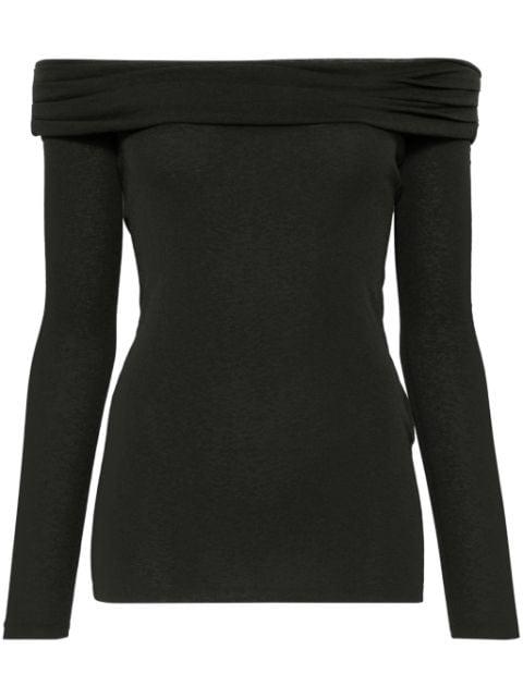 off-shoulder top by NANUSHKA
