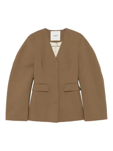 puff-sleeve jacket by NANUSHKA