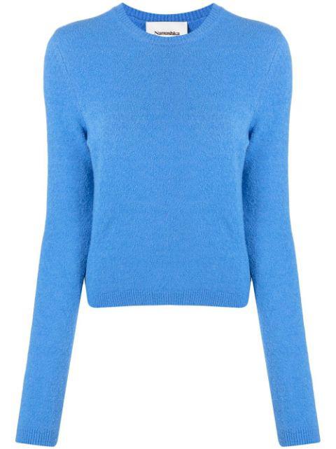 round-neck knit jumper by NANUSHKA