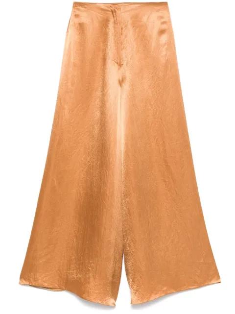 satined trousers by NANUSHKA