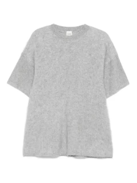 short-sleeve cashmere knitted T-shirt by NANUSHKA