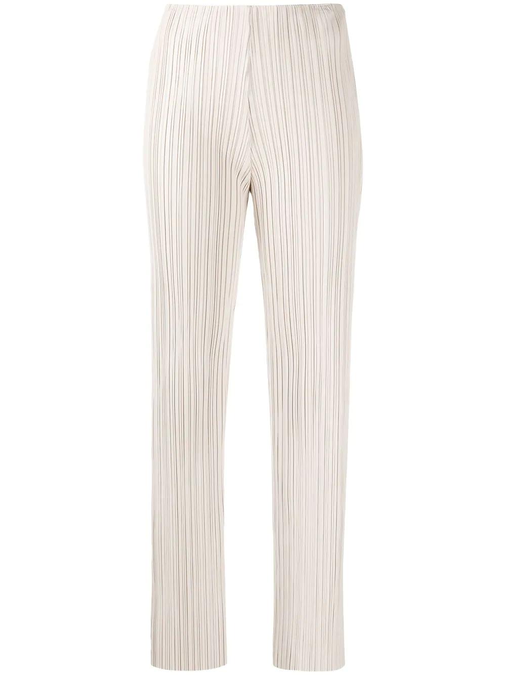 straight-leg pleated trousers by NANUSHKA
