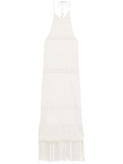 textured midi dress by NANUSHKA
