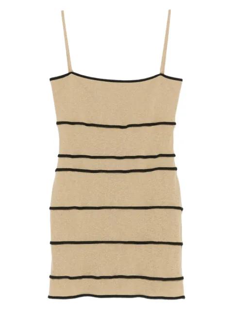 tube-dress striped mini dress by NANUSHKA