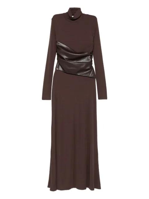 turtleneck maxi dress by NANUSHKA