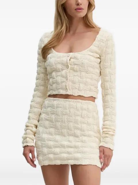 woven buttoned-up top by NANUSHKA