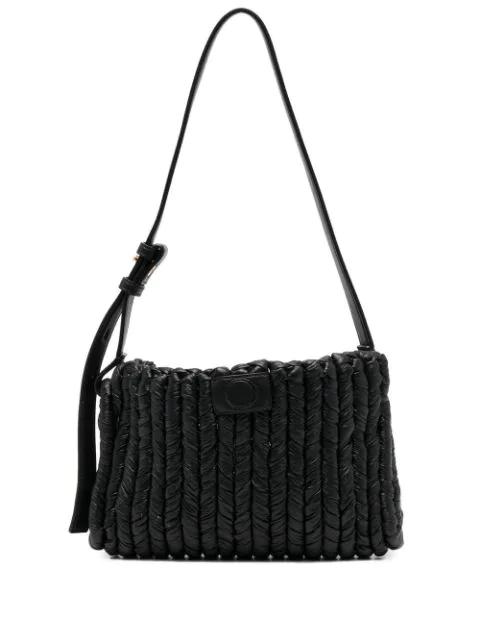woven shoulder bag by NANUSHKA