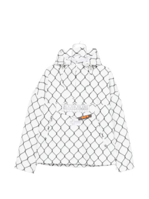 graphic hoodied coat by NAPAPIJRI