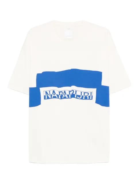 logo crew-neck T-shirt by NAPAPIJRI