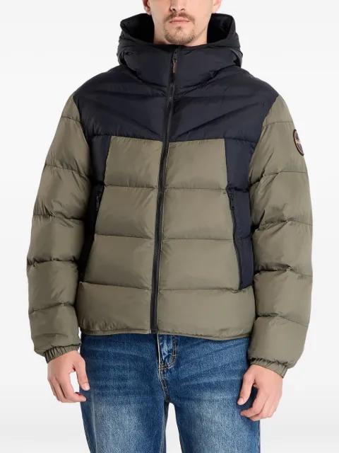 padded colour-block jacket by NAPAPIJRI