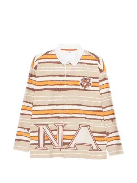 striped logo polo shirt by NAPAPIJRI