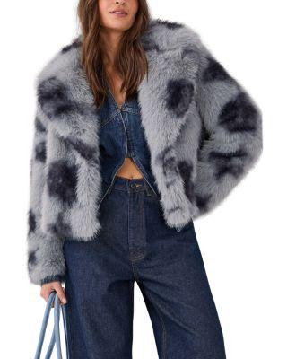 Cow Fur Collar Jacket by NASTY GAL