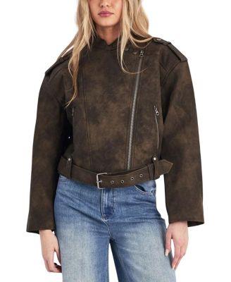 Cropped Biker Jacket by NASTY GAL