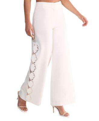 Cutwork Side Tailored Wide Leg Pants by NASTY GAL Cutwork Side Tailored Wide Leg Pants by NASTY GAL