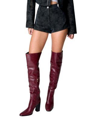Distressed Faux Leather Hotpants by NASTY GAL