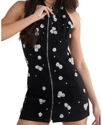 Embellished Applique Mini Dress by NASTY GAL