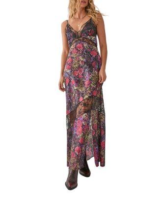 Satin Lace Maxi Slip Dress by NASTY GAL