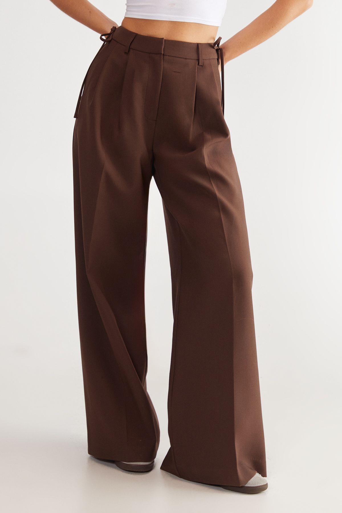 Premium Tailored Tie Detail Trouser Co-Ord by NASTYGAL