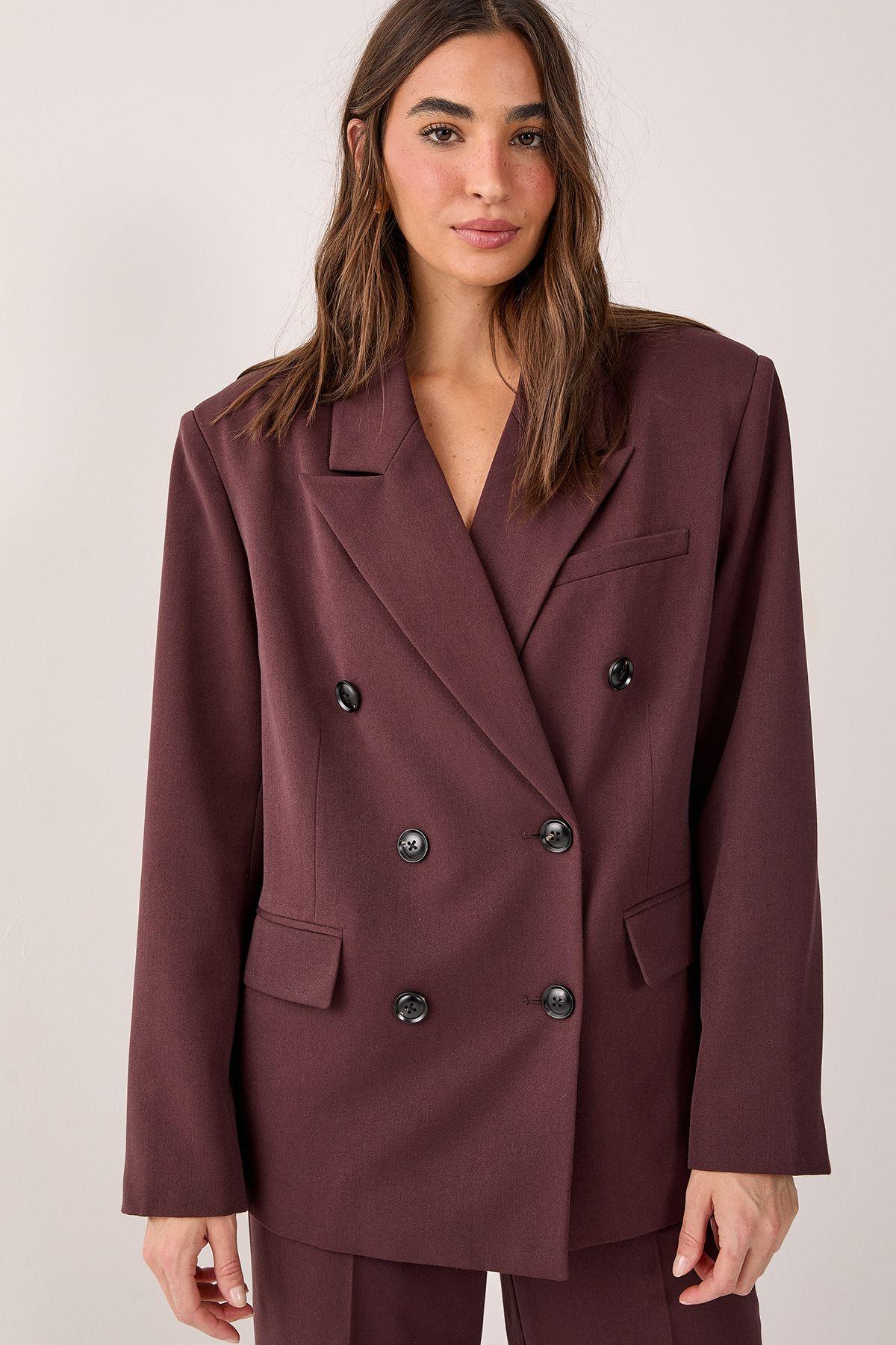 Tailored Double Breasted Oversized Blazer by NASTYGAL