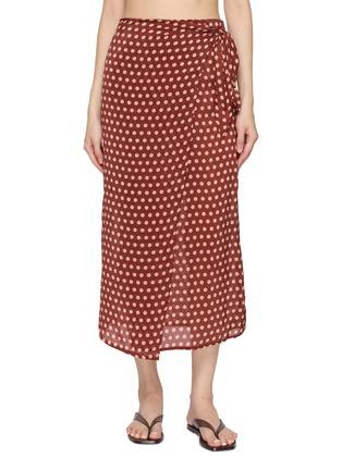 May Polka Dot Wrap Skirt by NATALIE MARTIN
