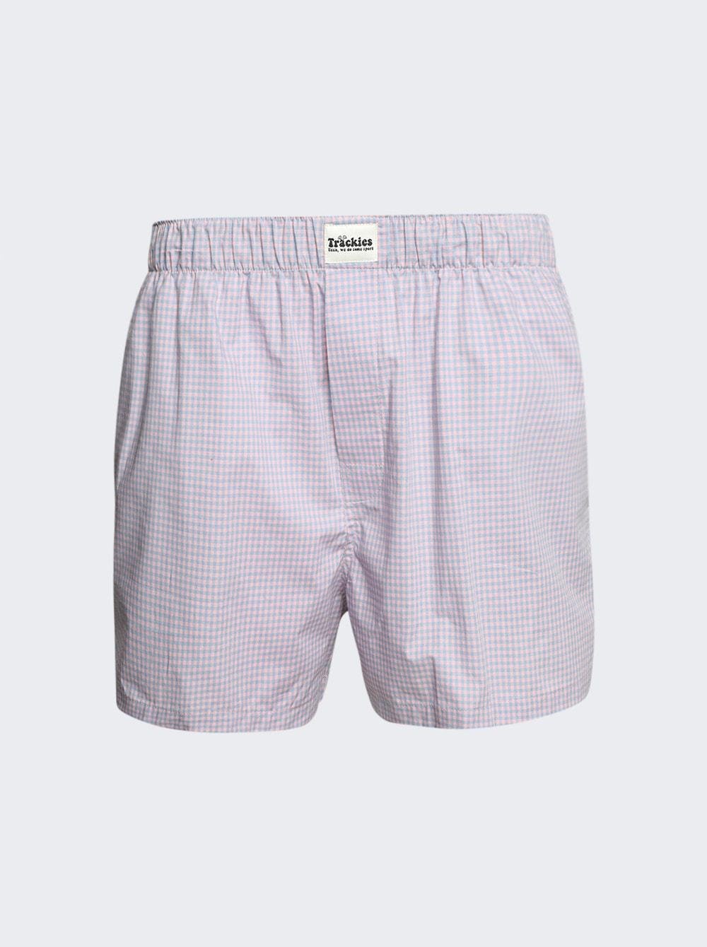 Checked Boxers Pink And Blue  | The Webster by NATASHA ZINKO