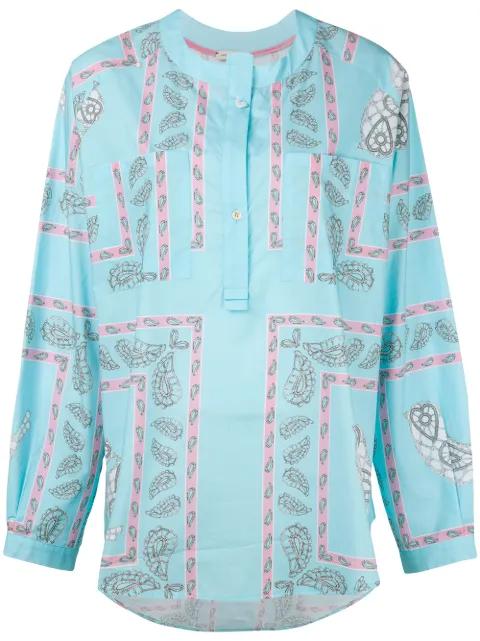 printed shirt top by NATASHA ZINKO