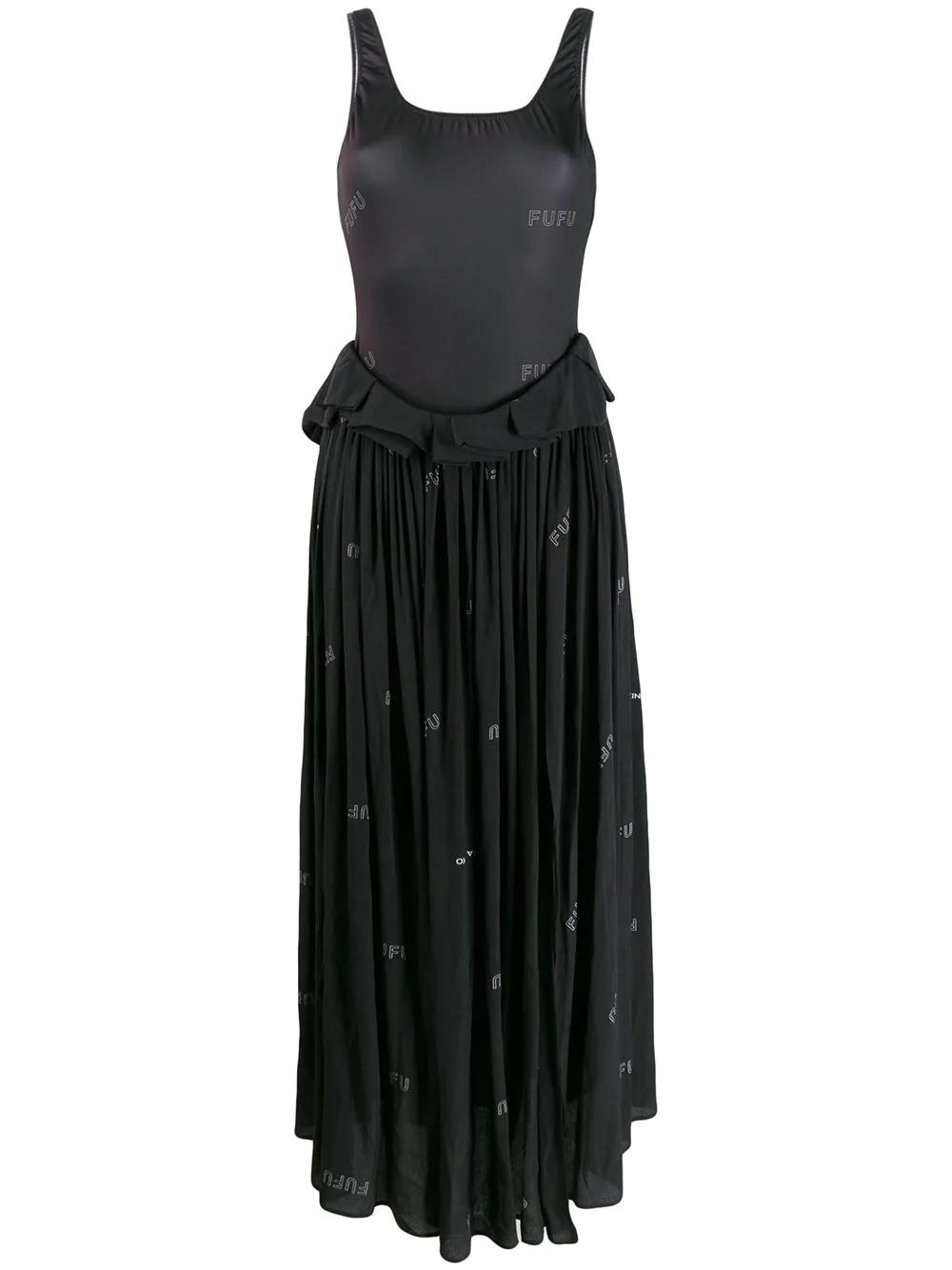 printed swimsuit maxi dress by NATASHA ZINKO