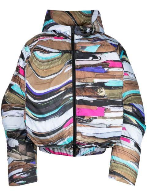 puffer boxy-cut jacket by NATASHA ZINKO