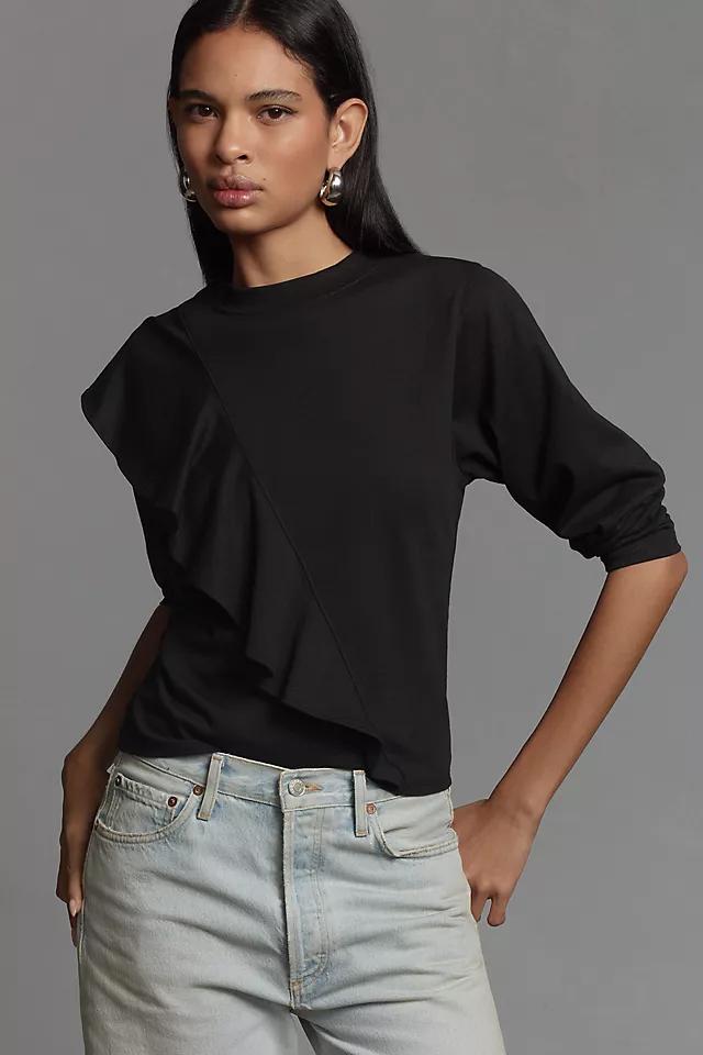 Nation LTD Farrah Asymmetrical Ruffle Top by NATION LTD