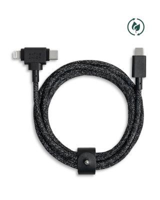 Belt Cable Duo USB-C to USB-C Lightning by NATIVE UNION