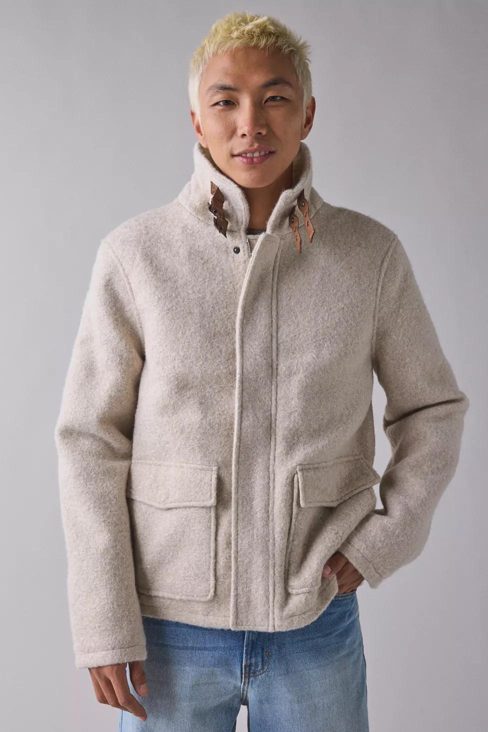 Native Youth Grover Boucle Aviator Jacket by NATIVE YOUTH Native Youth Grover Boucle Aviator Jacket by NATIVE YOUTH