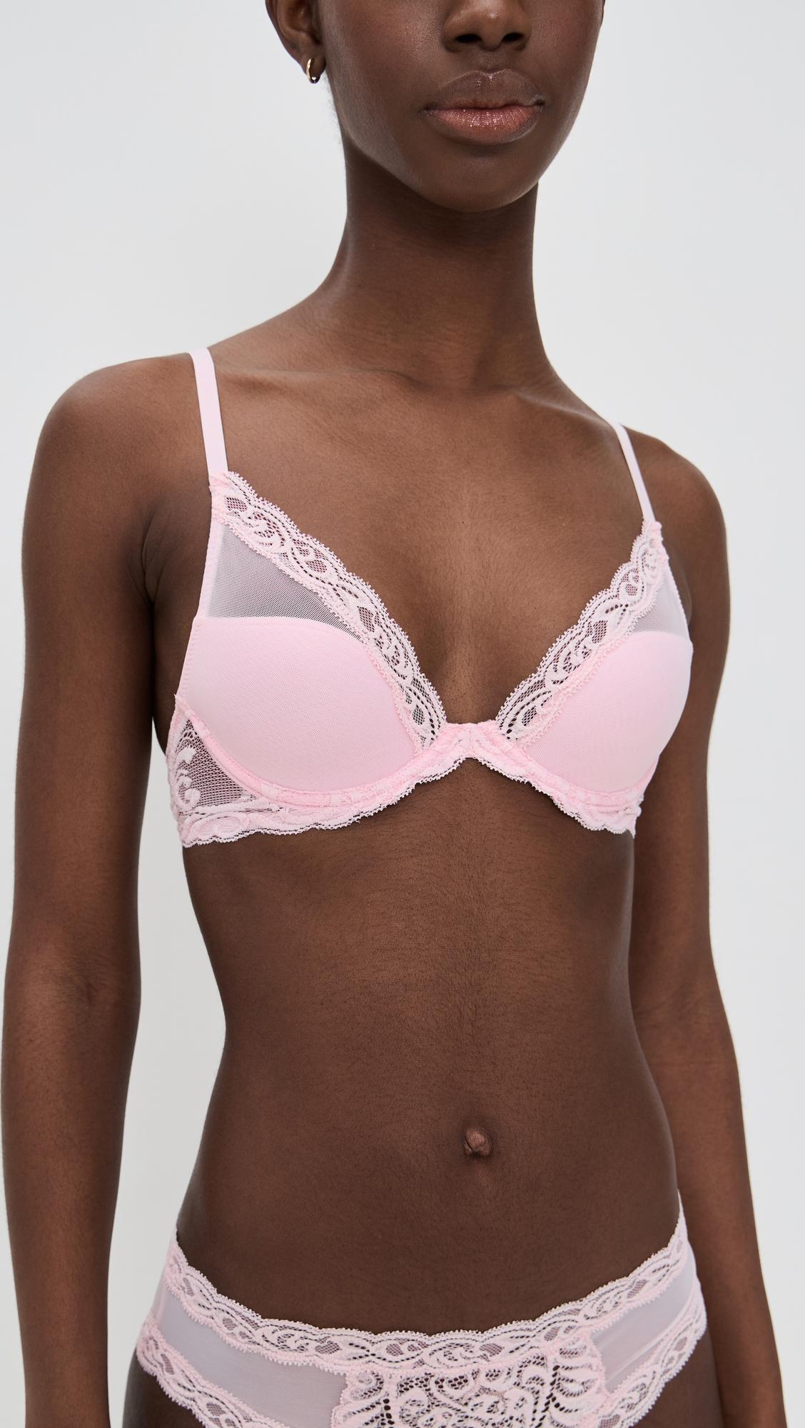 Feathers Plunge T-Shirt Bra by NATORI