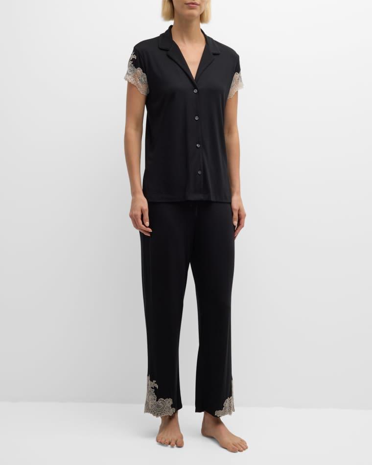 Luxe Shangri-La Short-Sleeve Pajama Set by NATORI
