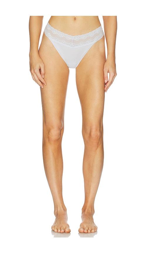 Natori Bliss Perfection Classic Thong in Baby Blue by NATORI