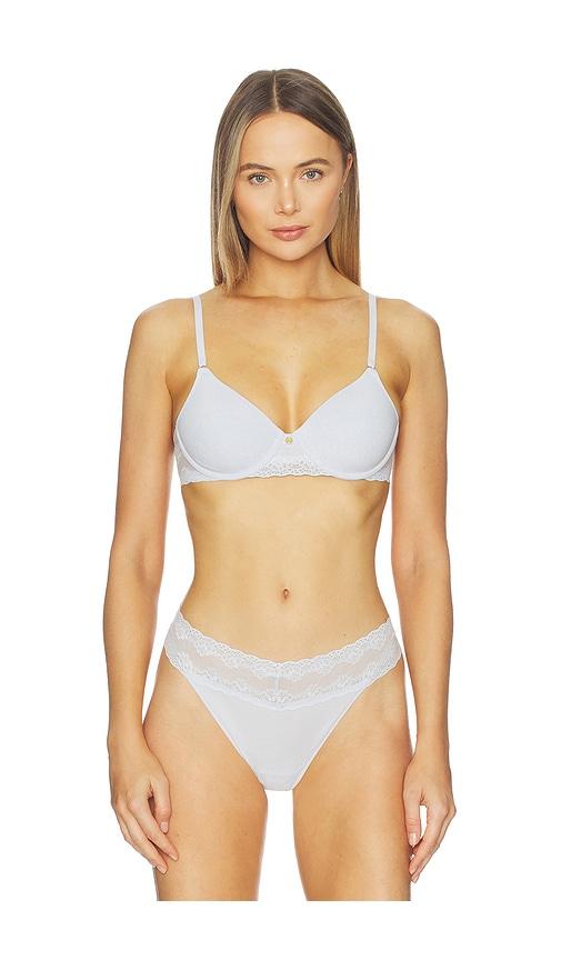 Natori Bliss Perfection Contour Underwire Bra in Baby Blue by NATORI