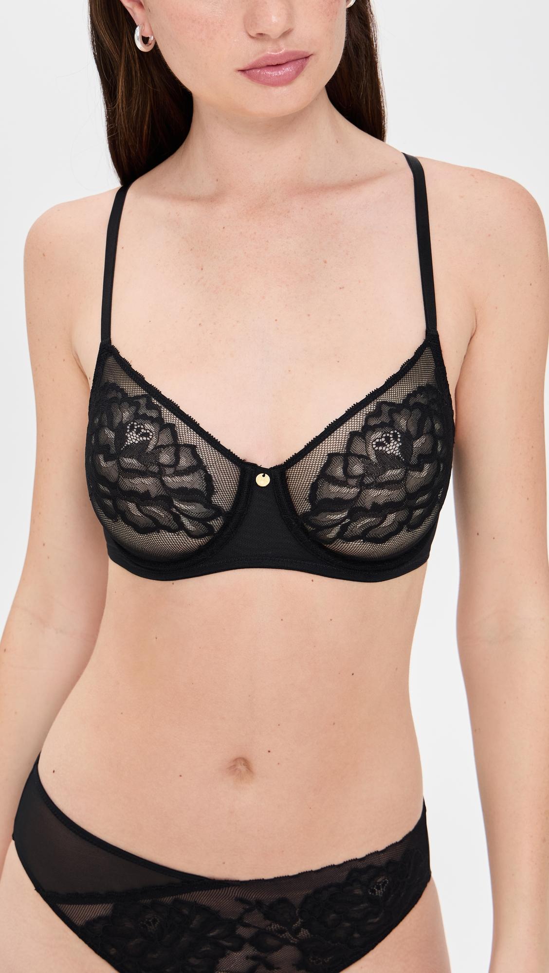 Natori Flora Unlined Balconette Underwire Bra by NATORI