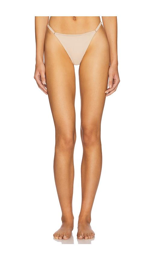Natori Verge Adjustable String Thong in Nude by NATORI
