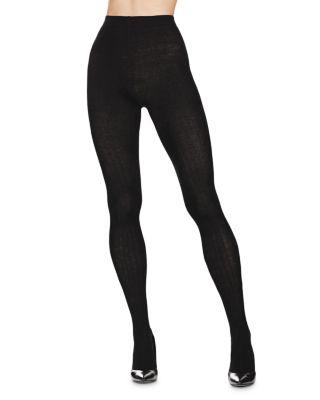 Rib Knit Sweater Tights by NATORI