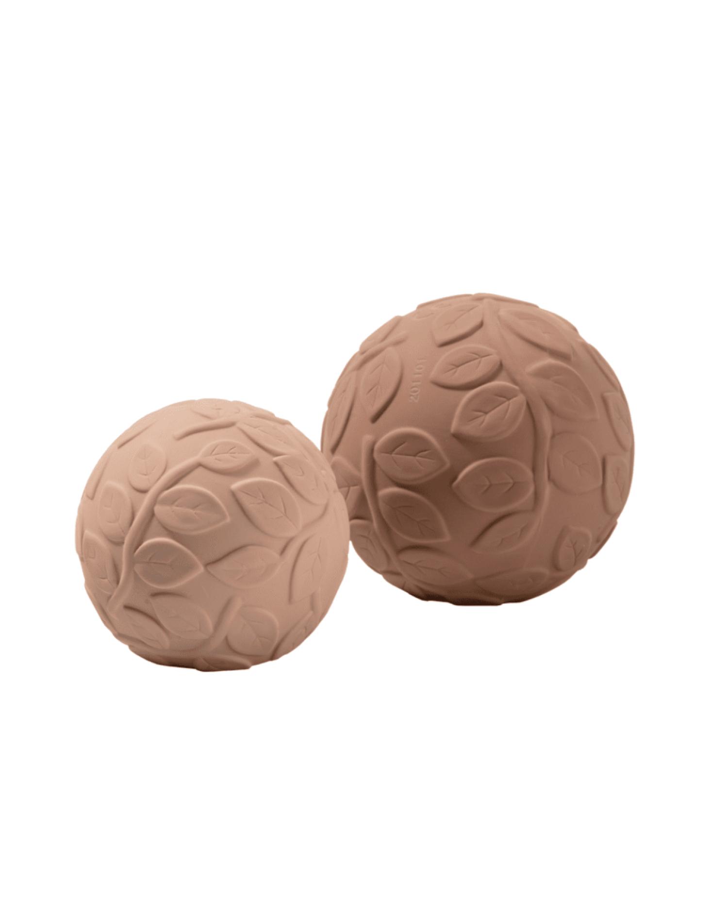 Kids sensory ball set leaf earth by NATRUBA