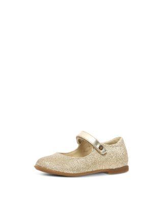 Girls' Darling Glitter Leather Mary Janes – Toddler by NATURINO
