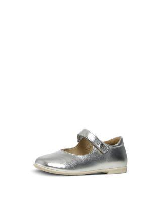 Girls' Darling Metallic Leather Mary Janes – Toddler by NATURINO